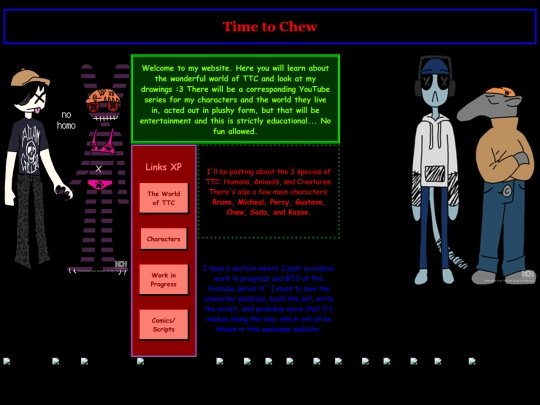 TimetoChew.Website screenshot