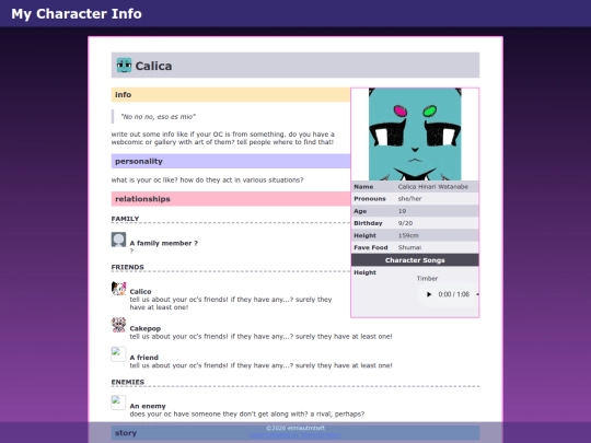 oc_calica screenshot