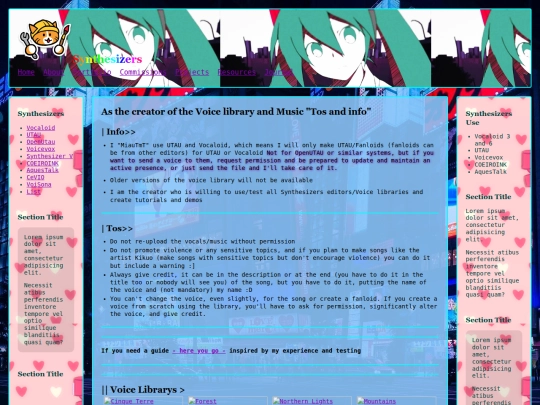 synthesizers screenshot