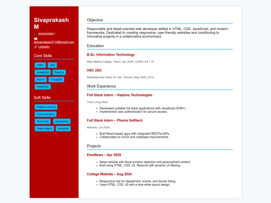 Resume/Resume4 screenshot