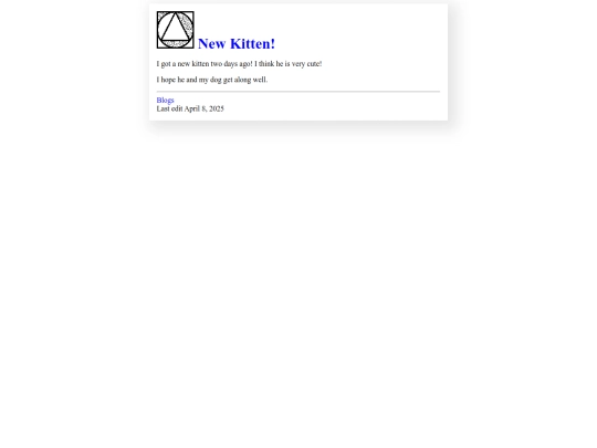 blogs/new_kitten screenshot