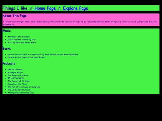 ThingsILike screenshot