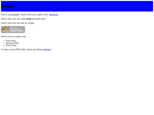 index screenshot