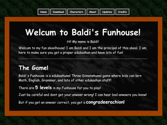TEST screenshot