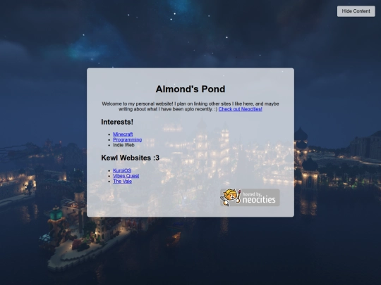 index screenshot