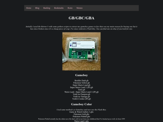 blog/gb screenshot