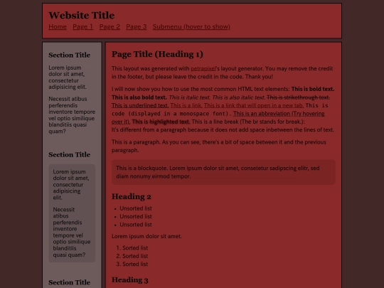 index screenshot