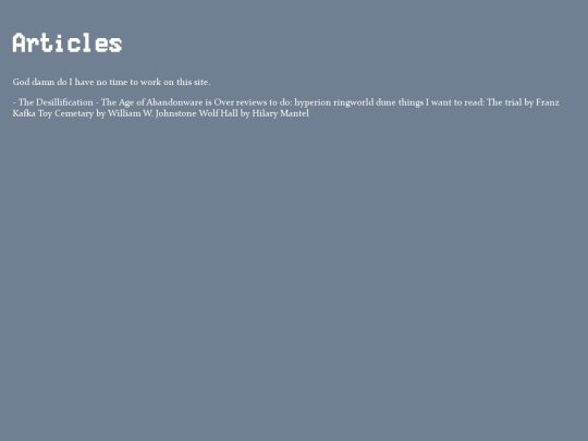 articles screenshot