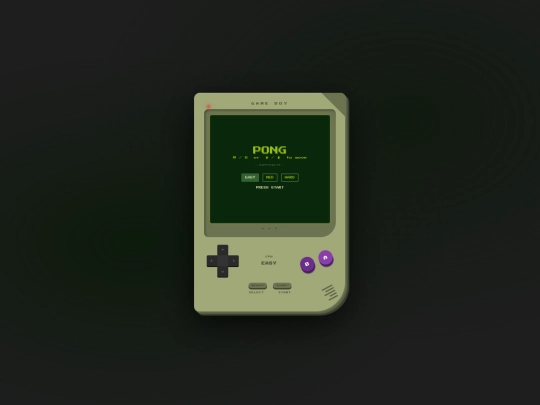 gameboy-pong screenshot