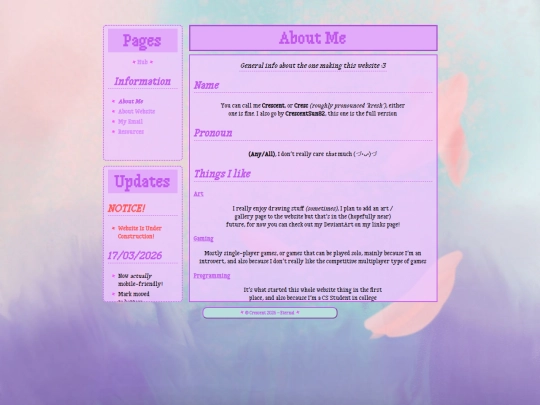 about/about screenshot