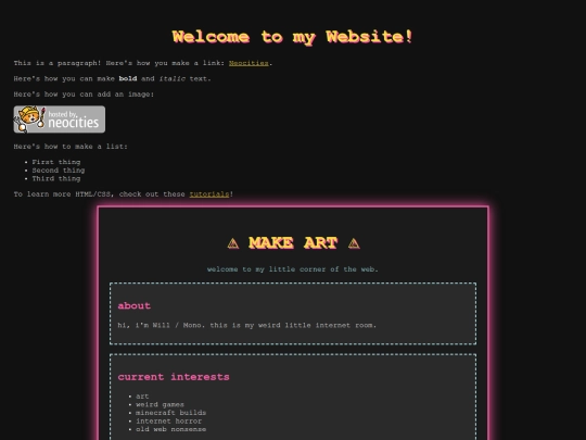 index screenshot