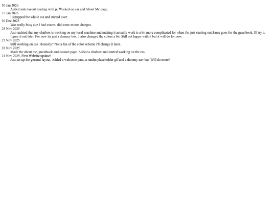 updates screenshot