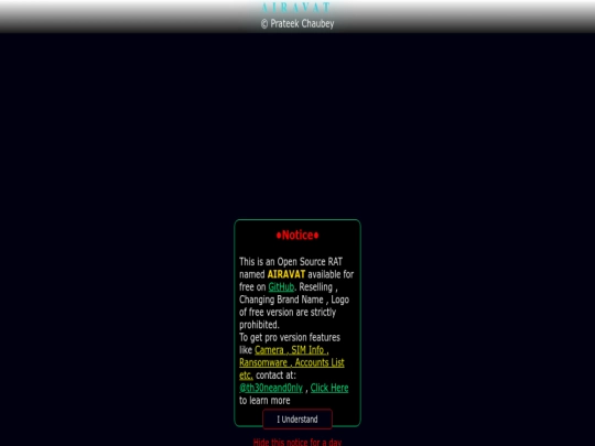 index screenshot