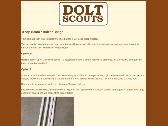 bannerholder screenshot