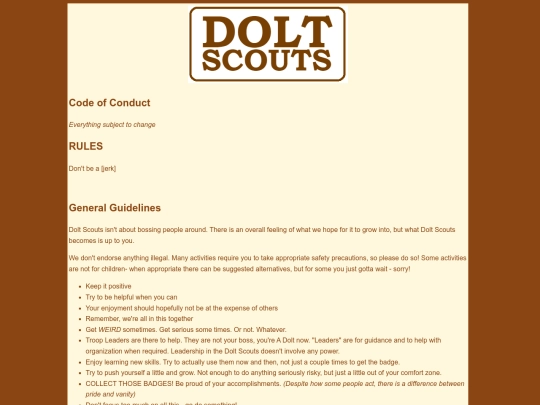 codeofconduct screenshot
