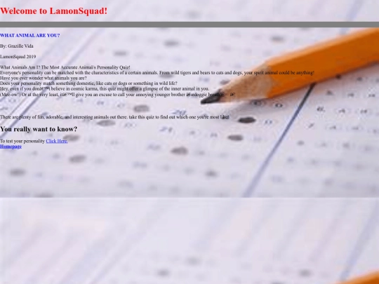 index screenshot