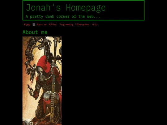 about-me screenshot