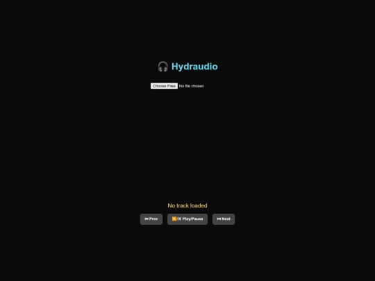 hydraudio screenshot