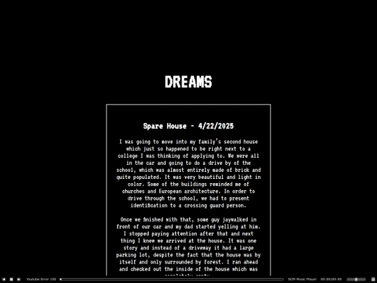 dreams screenshot