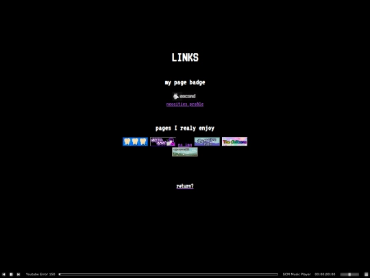 links screenshot