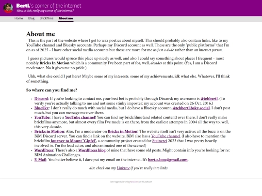 about-me screenshot