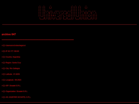 archive 047 screenshot