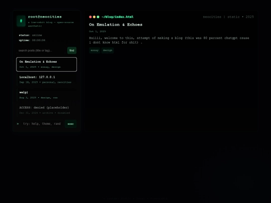 index screenshot