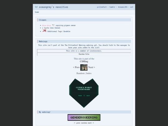 webrings-and-cliques screenshot