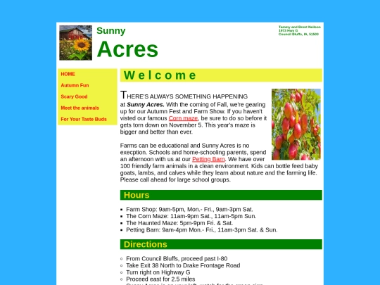 SunnyAcres screenshot
