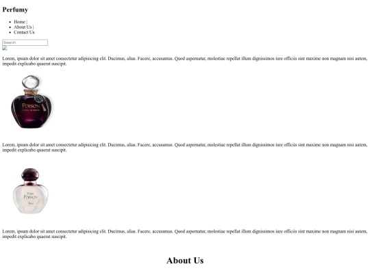 Events/Perfumy Project screenshot