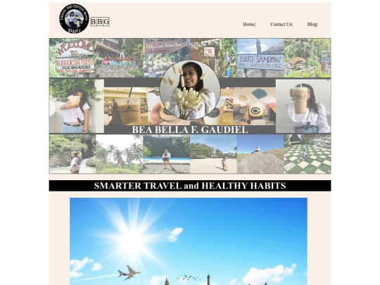 Blog screenshot