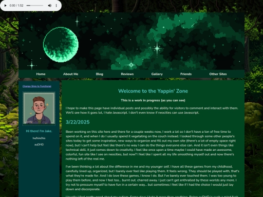 blog screenshot
