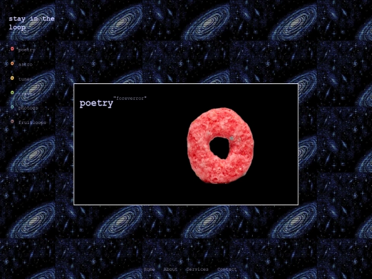 poetry screenshot
