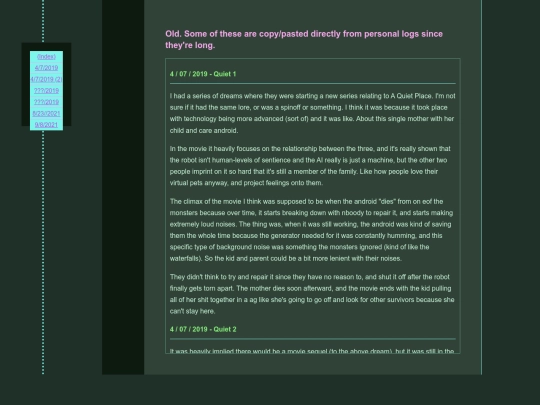 dreamdiary/2021 screenshot