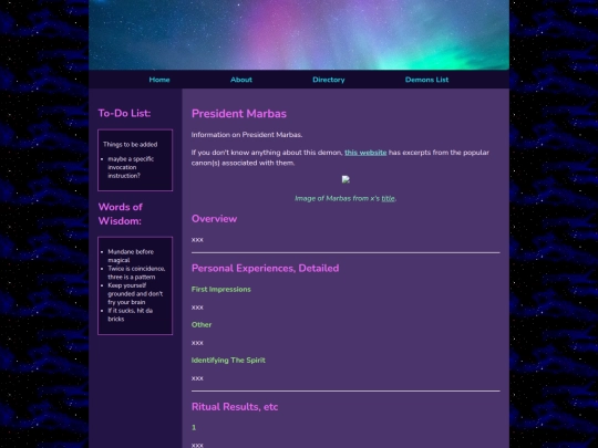 magica/demons/template screenshot