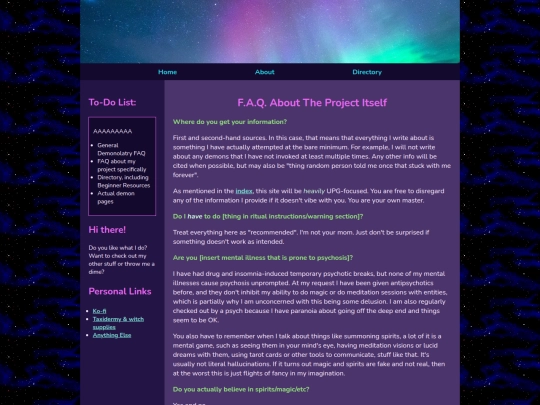 magica/project_info screenshot