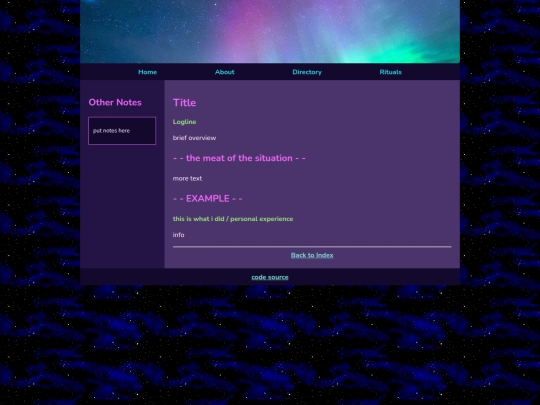 magica/rituals/template screenshot