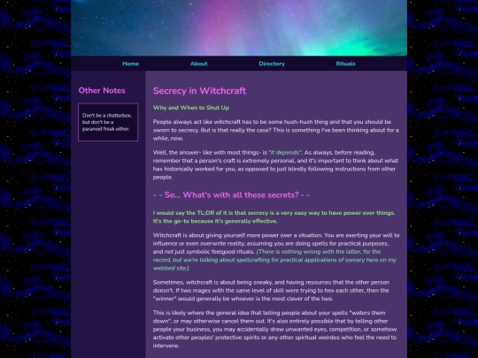 magica/secrets screenshot