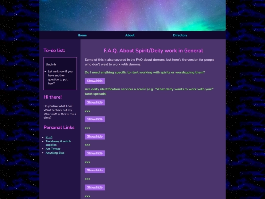 magica/spiritsother/faq screenshot