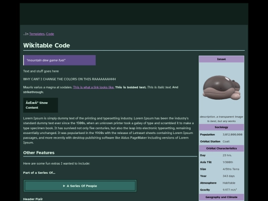 ocs/exa/testsheet screenshot