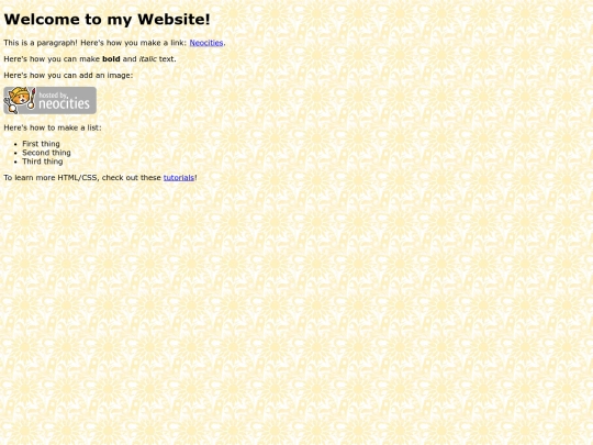 Writing screenshot
