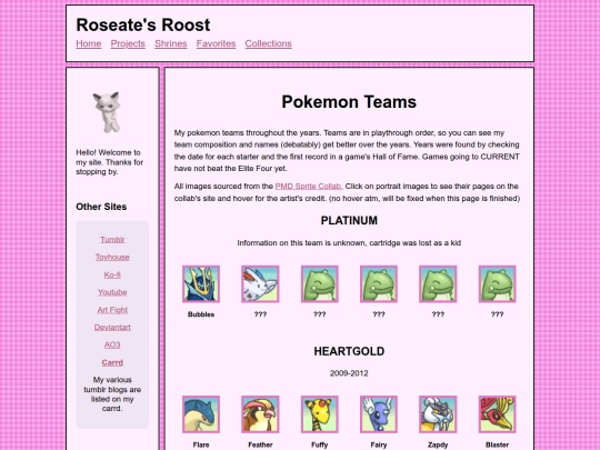 shrines/pokemonteams screenshot