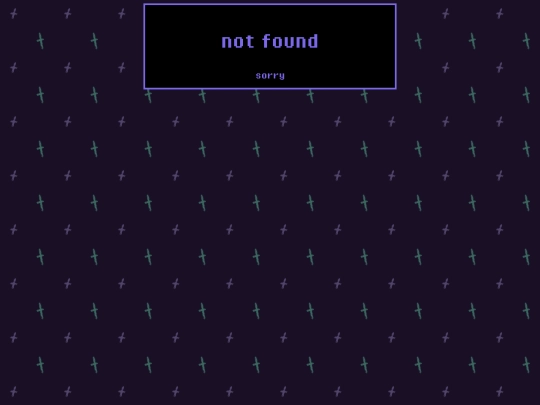 not_found screenshot