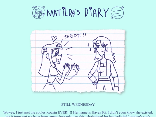 matildas diary/matildasdiary2 screenshot