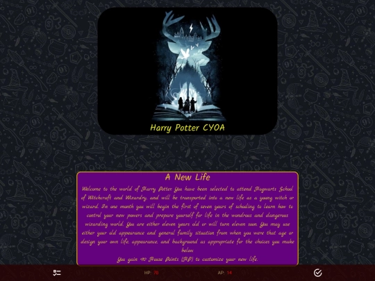 CYOA/HP CYOA MOD UPDATED V2 screenshot