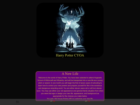 CYOA/HP CYOA MOD screenshot