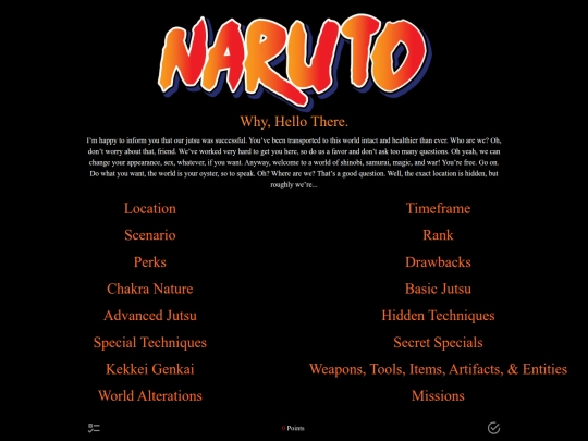 CYOA/NARUTO CYOA PDF CONVERT screenshot