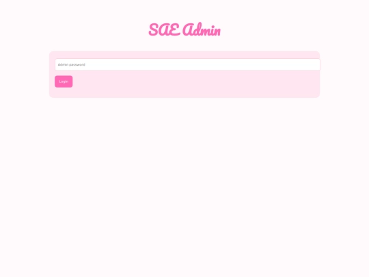 admin screenshot