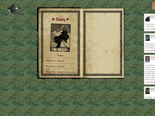 diary screenshot