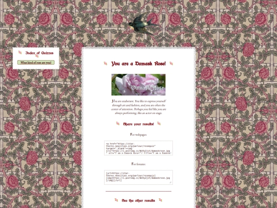 parlour/rosequizresults/damaskrose screenshot